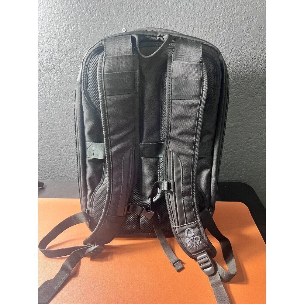 Targus PMG Solid Black Laptop Backpack – Sleek & Versatile for Work or Travel